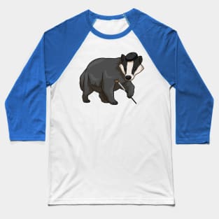 Honey badger Painting Paint brush Baseball T-Shirt